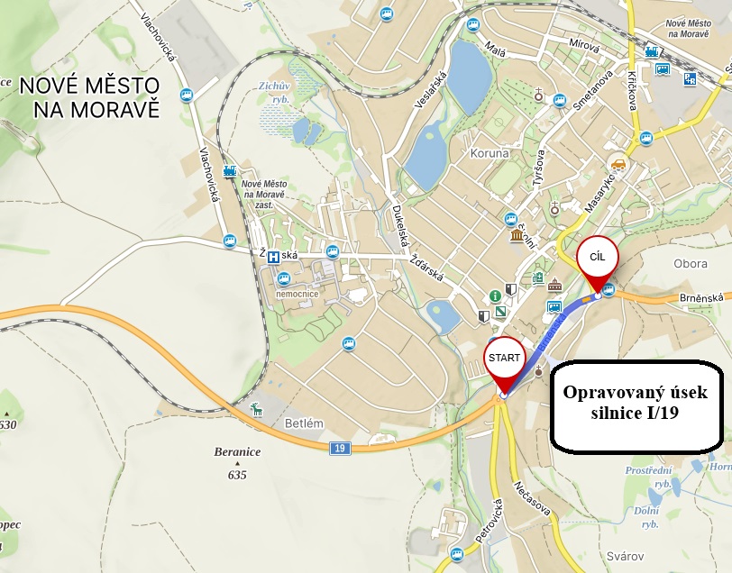 Informace z ŘSD: Úplná uzavírka Brněnské ulice